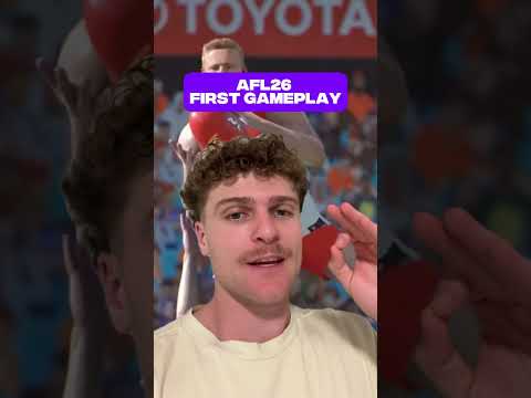 First Footage of AFL26 Gameplay🔥 AFL Football #aussie #afl #localfooty #footy #afl23 #afl26