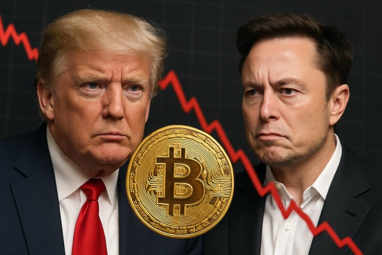 Bitcoin dyker efter Trump-Musk-fejd på sociala medier: Experter förutspår nästa prisexplosion
